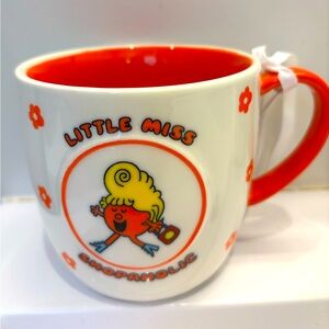 NWT Little Miss Shopaholic Floral Orange Mug